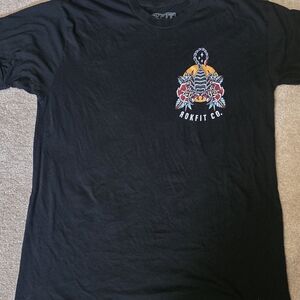 Rokfit Black Graphic Men's Shirt